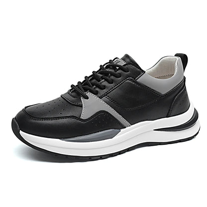 Men's leather shoes, including sports shoes, casual shoes, outdoor hiking shoes, driving shoes, and work shoes