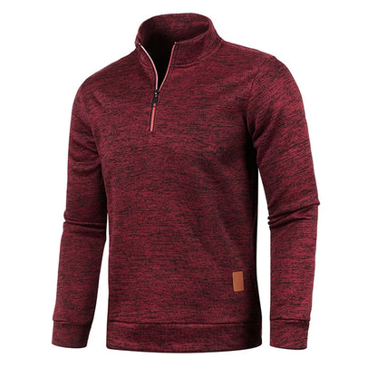 Men Sweatshirts Spring Thicker PulloverHalf Zipper Pullover for Male Hoody Man Sweatshir Autumn Solid Color Turtleneck Sweaters