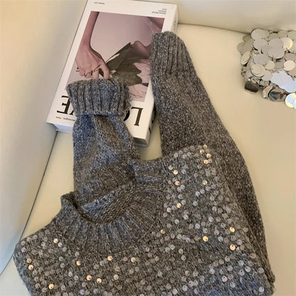 Women Sweater Womens Winter Sweaters Pullover a Female Knitting Overszie Long Sleeve Loose Knitted Outerwear Ropa De Mujer