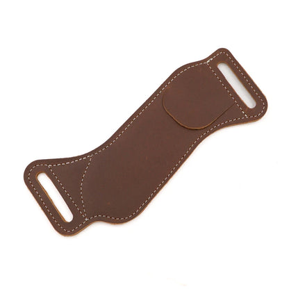 Leather Knife Sheaths for Belt, Knife Holster, Pocket Knife Sheath, EDC Leather Sheath for Folding Knife Carrier