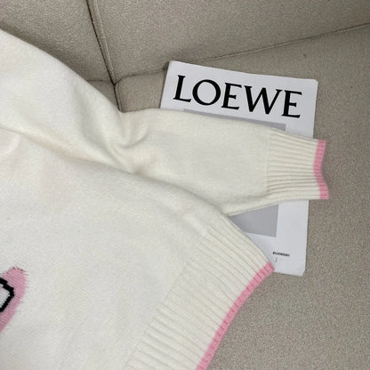 Hot Kawaii Sanrios My Melody Autumn Winter Sweaters for Girls Sweet and Cute Loose Sweatshirts for Couples Casual Versatile Tops