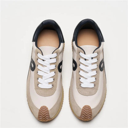 Designer High-quality Women's Leather Waffle Casual Sports German Training Forrest Gump Sneakers Ins Fashion Luxury