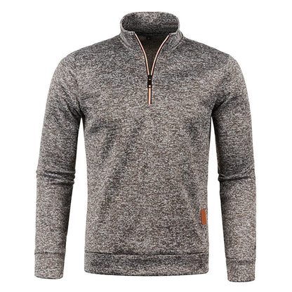 Men Sweatshirts Spring Thicker PulloverHalf Zipper Pullover for Male Hoody Man Sweatshir Autumn Solid Color Turtleneck Sweaters