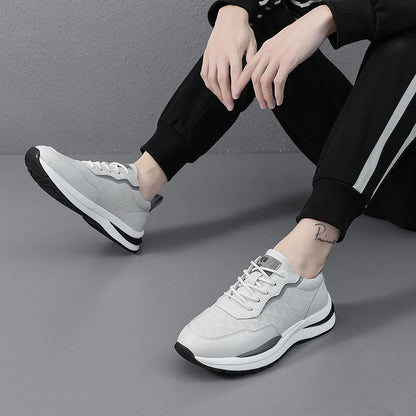 Men's leather shoes, including sports shoes, casual shoes, outdoor hiking shoes, driving shoes, and work shoes