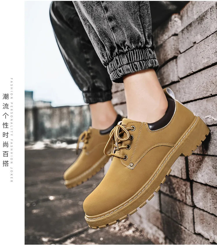 Leather Shoes for Men Luxury High Quality Brogue Shoes comfortable Soft Sole Men's Casual Shoes Lace Up Men Business Dress Shoe