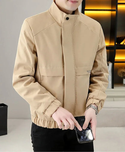 Winter Coat for Men Warm Thick Fleeced Casual Fast Delvery Vintage Quilted Padded Jacket Man High Quality New In Joker Work Cold