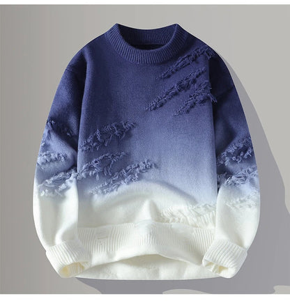 2025 Winter Sweaters for male men thick O-neck sweater men Student youth sweaters autumn Men's wool Casual Knitwear Pullover