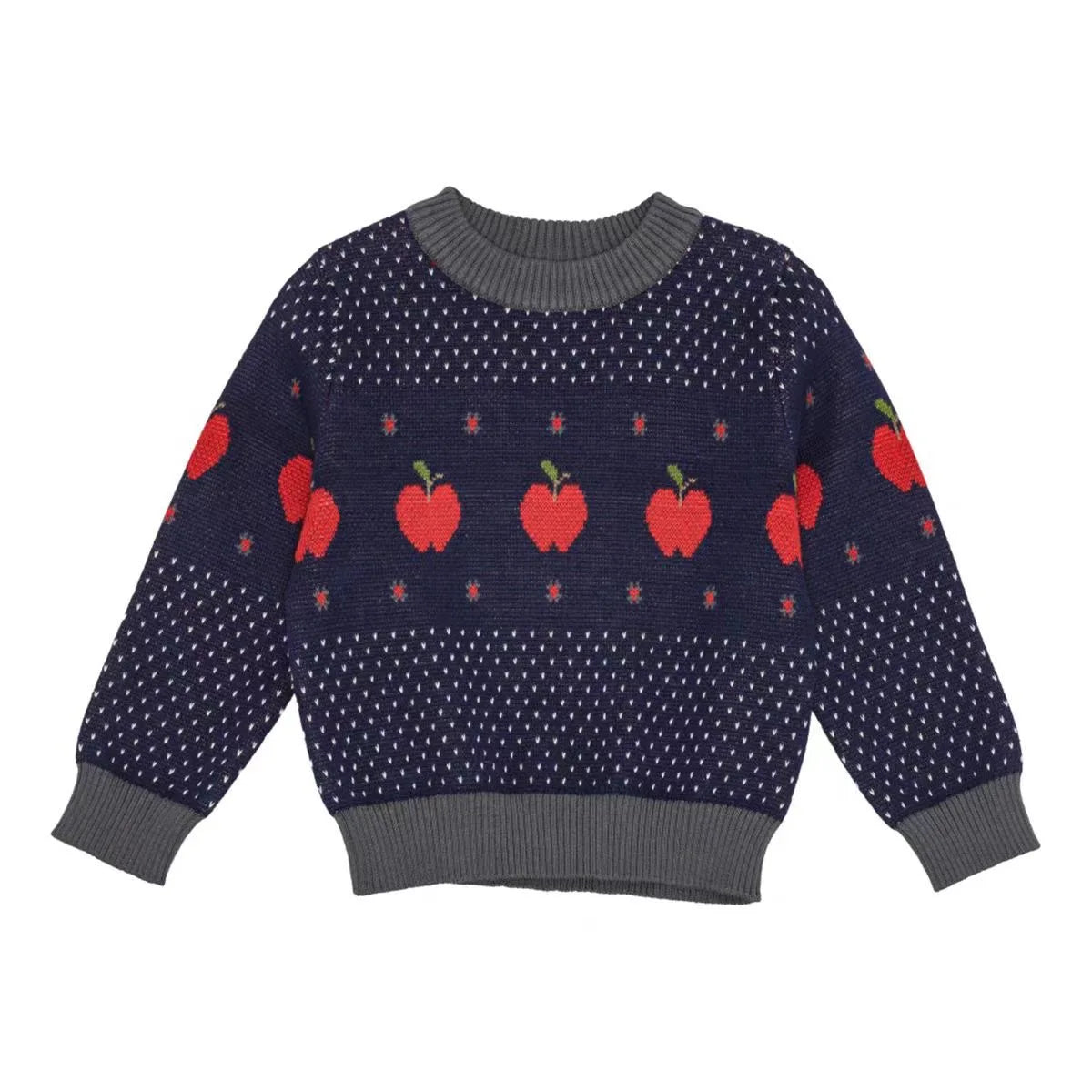 2025 New Winter Strawberry Sweater Boys Girl New Cardigan Jacket Children Clothes Baby Knitwear Cotton Kid Boys Sweaters