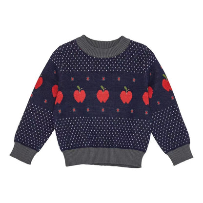 2025 New Winter Strawberry Sweater Boys Girl New Cardigan Jacket Children Clothes Baby Knitwear Cotton Kid Boys Sweaters