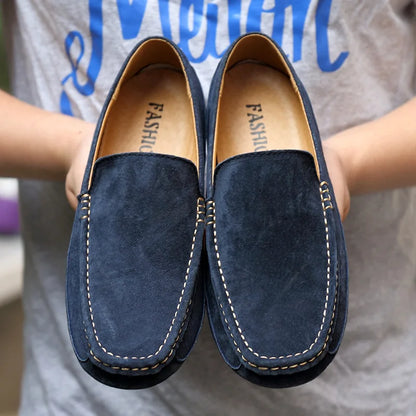 Suede Leather Man Loafers Luxury 2022 Casual Shoes For Men Boat Shoes Handmade Men Slipon Driving Shoes Male Moccasins Zapatos