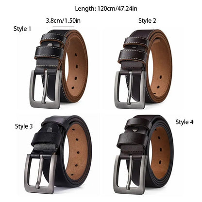 Waist Accessories Retro Men Belt Versatile Classic Leather Belt Durable Casual Belts Pants