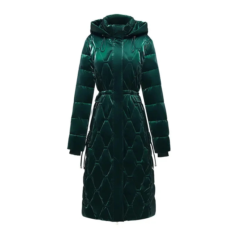 Winter Coat for Women Korean Fashion Loose Oversized Large Size Hooded Windproof Warm Long Parkas Luxury Cotton Jacket Y2k Coat