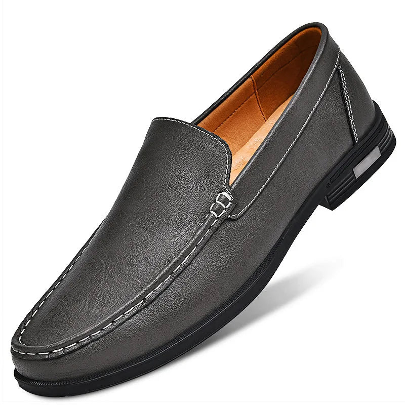 Genuine Leather Men's Shoes Classics Business Dress Shoes Moccasins Slip on Loafers Driving Shoes for Men Casual Shoe 2026 New