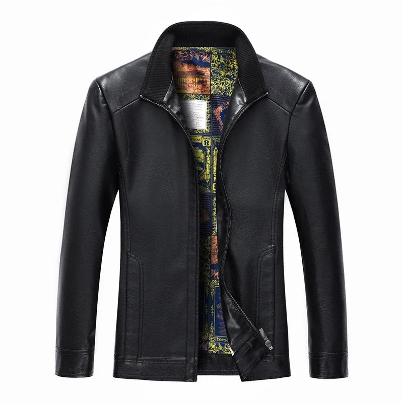 Genuine Leather Jacket Men Clothing Spring Goatskin Jackets for Man Business Casual Thin Coats Jaqueta Masculina Couro Legitimo