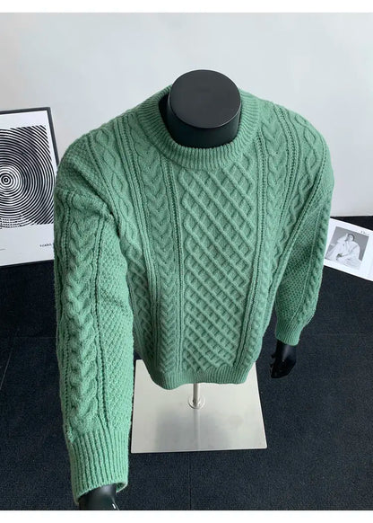 Cozy Winter Jumper Unisex Oversized Christmas Sweater Men Women Soft Casual Knit Pullover Long Sleeve Top for Cold Weather M-3XL