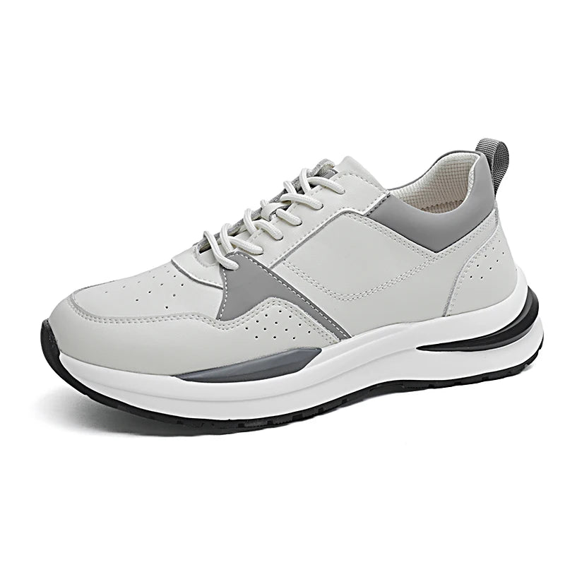 Men's leather shoes, including sports shoes, casual shoes, outdoor hiking shoes, driving shoes, and work shoes