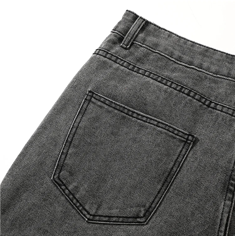 Jeans men's spring and summer 2025 new style trend straight versatile casual pants loose wide-leg mopping trousers