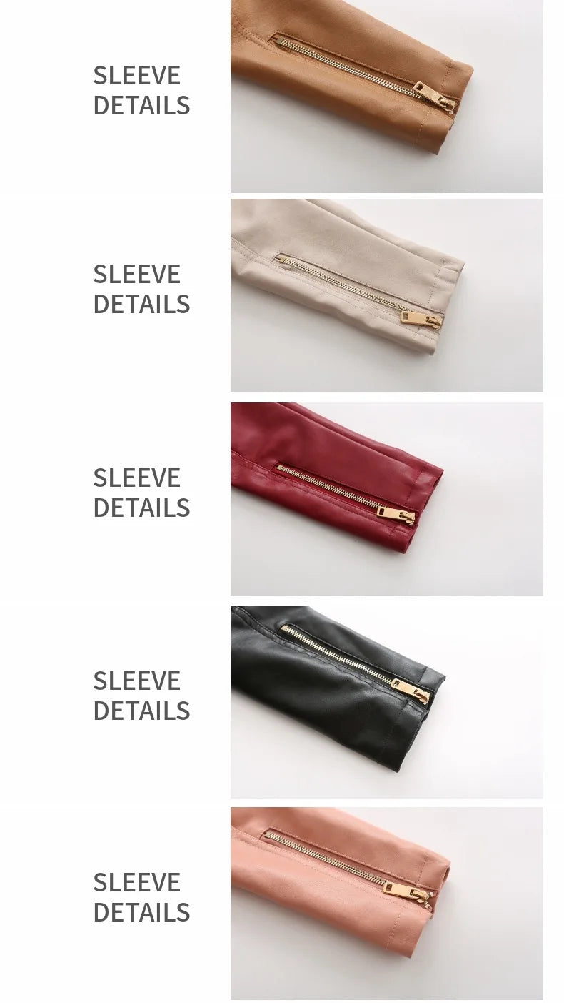 Faux Leather Women Coat Hooded Full Sleeve Slim Fit Solid Sexy Regular Jackets Zipper Casual Splice Coats Thick Warm Jacket