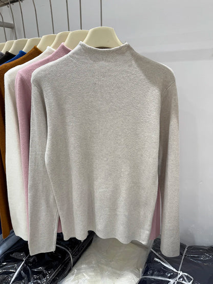 Sweater Women Autumn Winter Fashion Turtleneck Jumpers 2025 Female Long Sleeve Sweater Ladies Solid Knitted Soft Pullovers