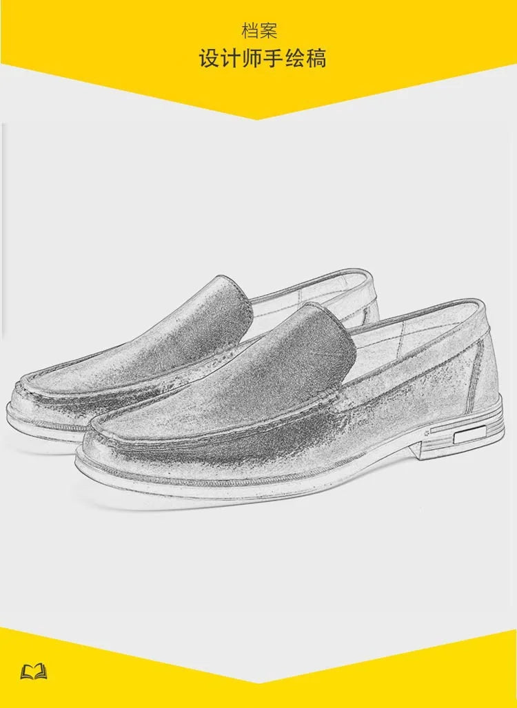 Genuine Leather Men's Shoes Classics Business Dress Shoes Moccasins Slip on Loafers Driving Shoes for Men Casual Shoe 2026 New