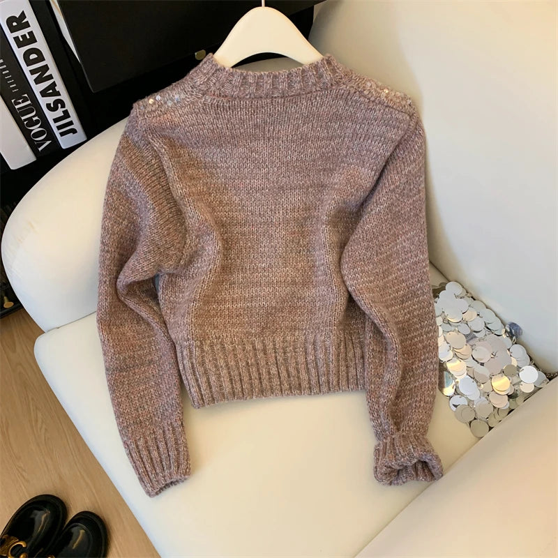Women Sweater Womens Winter Sweaters Pullover a Female Knitting Overszie Long Sleeve Loose Knitted Outerwear Ropa De Mujer