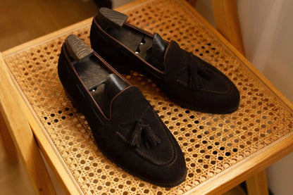 Genuine Leather Loafer Shoes for Men Handmade British Trendy Lazy Casual Shoes New Versatile