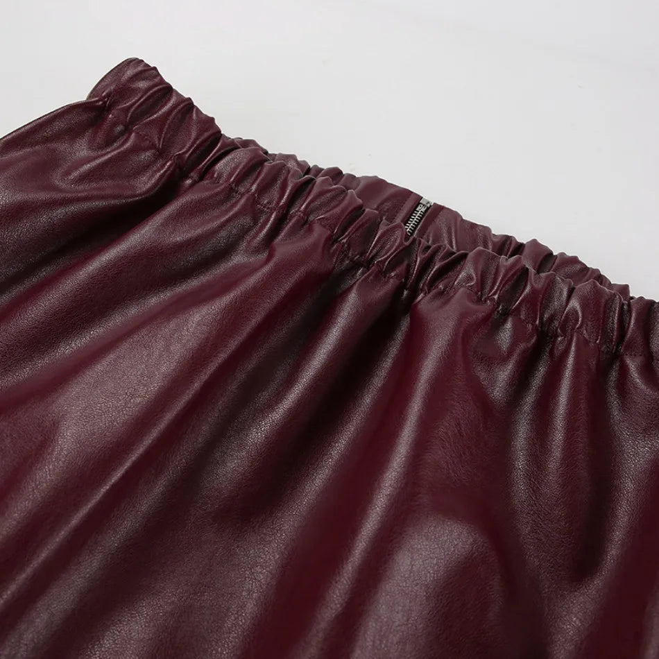 Locomotive Leather Jacket 2025 Europe America Autumn Winter New Loose Coat Fashion Cross-border Leather Jacket New Women's Coat