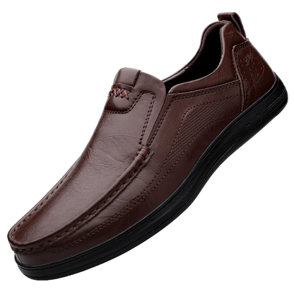 Italian High-quality Men's Genuine Leather Shoes Fashionable Loafers Men's Work Business Shoes Interview Formal Shoes