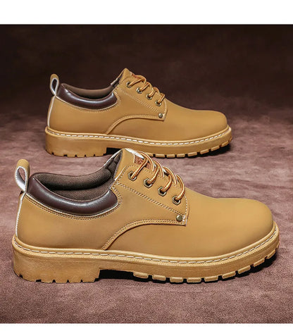 Leather Shoes for Men Luxury High Quality Brogue Shoes comfortable Soft Sole Men's Casual Shoes Lace Up Men Business Dress Shoe