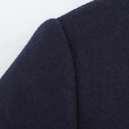 Winter Coat For Women 2024 Solid Lapel Double Breasted Long Cardigan Top Female Pokcet Streetwear Woman New In OuterCoat