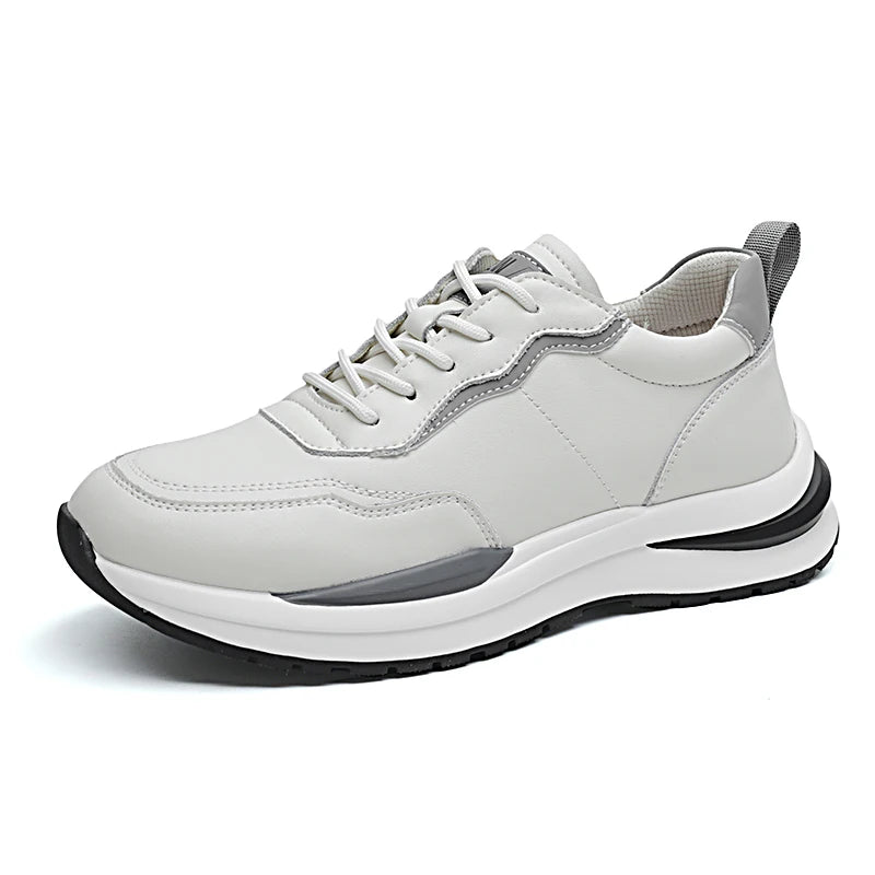 Men's leather shoes, including sports shoes, casual shoes, outdoor hiking shoes, driving shoes, and work shoes