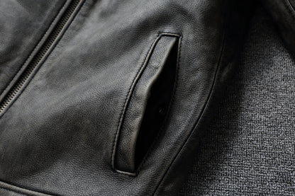 Genuine Leather Coats Autumn Mens Cloting Short Motorcycle Jackets Slim Fit Style Size S-7XL Chaquetas Para Hombre