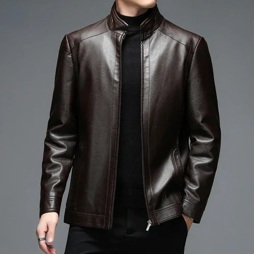 Genuine Leather Jacket Men Clothing Spring Goatskin Jackets for Man Business Casual Thin Coats Jaqueta Masculina Couro Legitimo