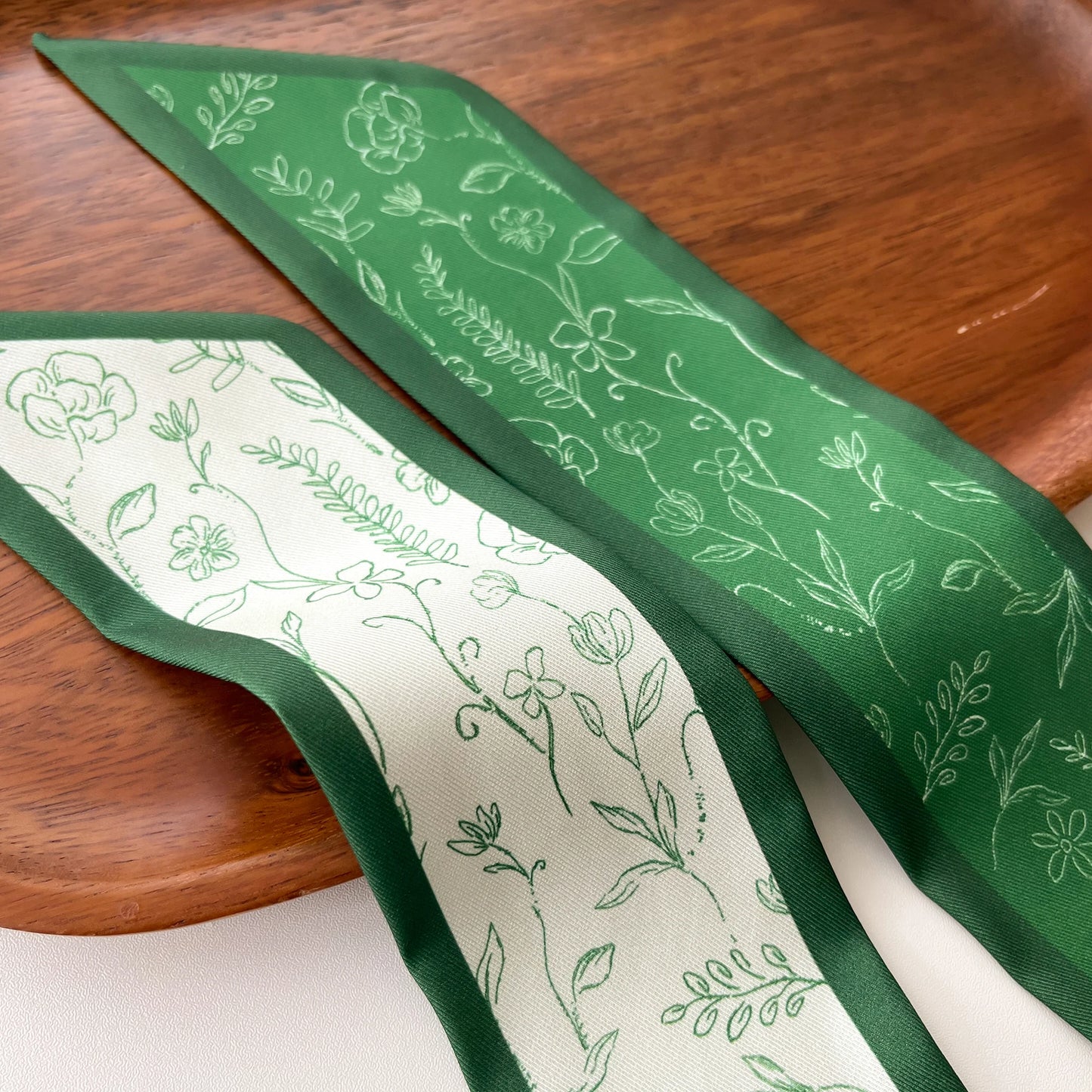 Women Silk Scarf Fashion Hair Scarf Neckerchief Hair Ties Headband Hair Ornament Female Bandana Bag Scarves