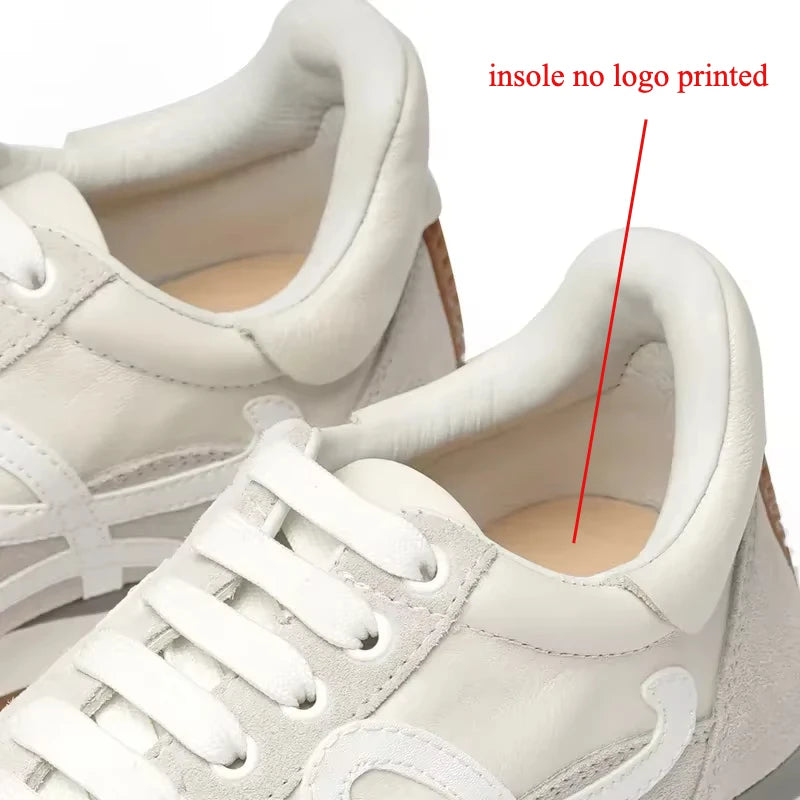 Designer High-quality Women's Leather Waffle Casual Sports German Training Forrest Gump Sneakers Ins Fashion Luxury