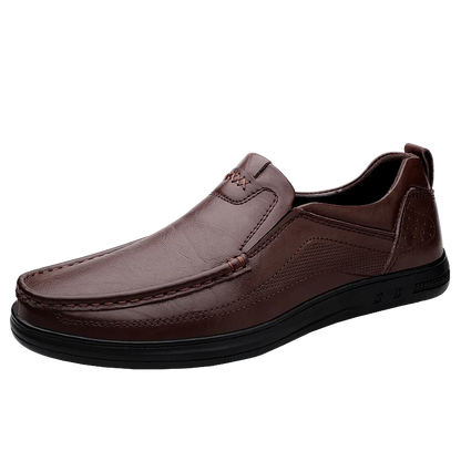 Italian High-quality Men's Genuine Leather Shoes Fashionable Loafers Men's Work Business Shoes Interview Formal Shoes