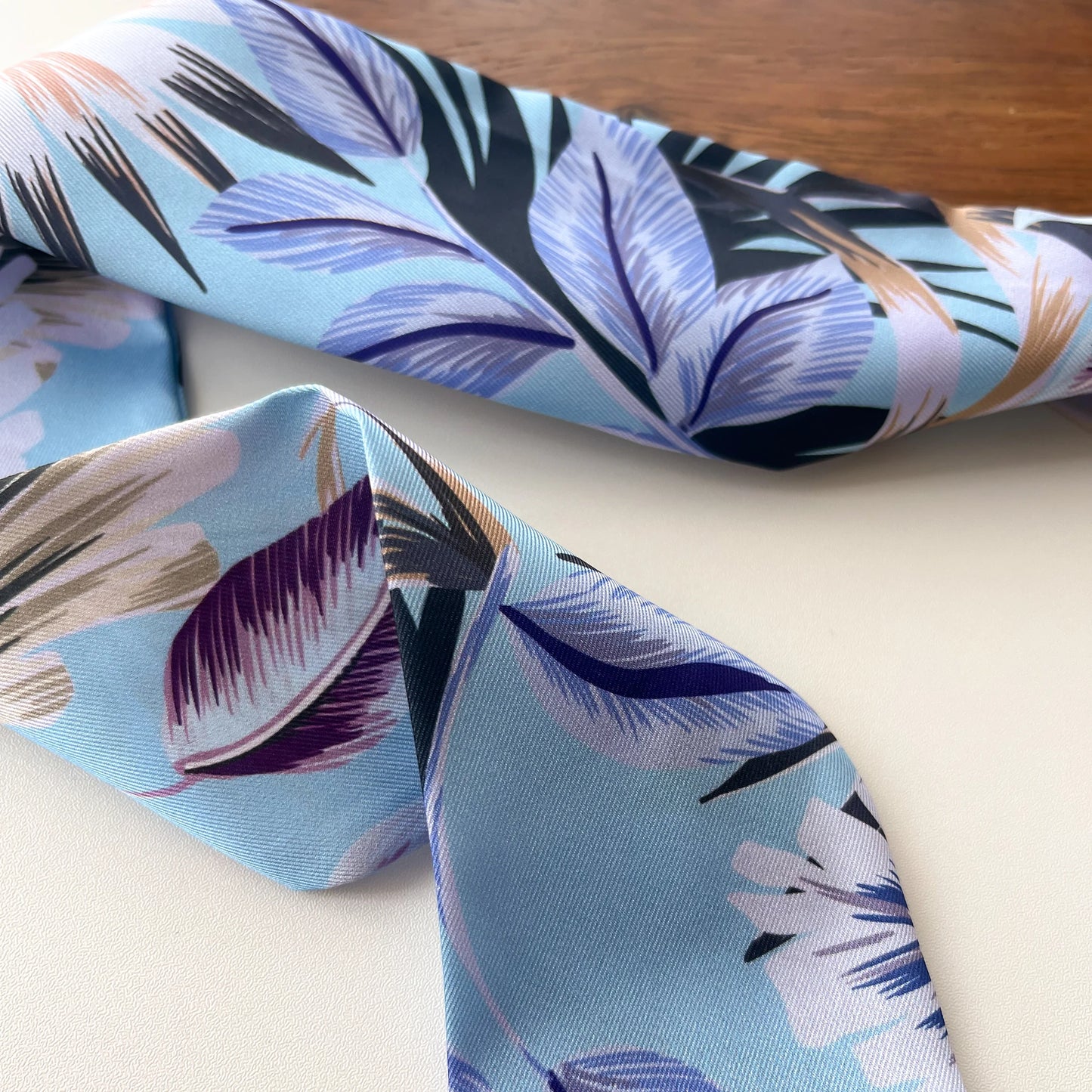 Women Silk Scarf Fashion Hair Scarf Neckerchief Hair Ties Headband Hair Ornament Female Bandana Bag Scarves