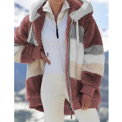 Winter Coat for Women Oversize 2025 Female Teddy Bear Coat Warm Thickening Fleece Faux Fur Coats Winter Jacket Women Plush Top