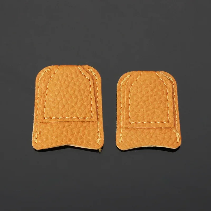 Leather Finger Cap for Sewing Needles, Household Hand-sewing Cross-stitch Needle Holder, Protection Finger Cap for Sewing