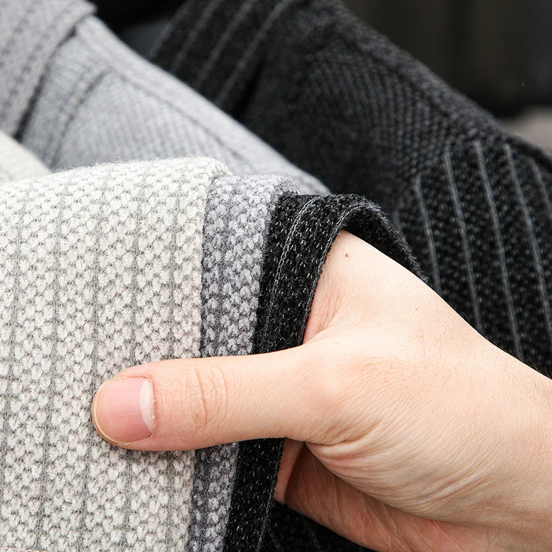 Winter vacation two sweaters men's polo shirt with a collar and long sleeves, thick and warm base shirt