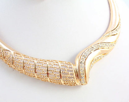 Women Jewelry Sets For Wedding Accessories African Beads Crystal Pendant Statement Dress Necklace Earrings Bracelet Ring Set