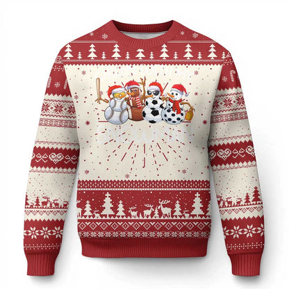 Christmas I Am Snow Cute Snowman Ugly Christmas Sweater Funny 67 Merry Christmas Jumper Sweaters Cartoon Child Pullovers Gifts