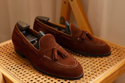Genuine Leather Loafer Shoes for Men Handmade British Trendy Lazy Casual Shoes New Versatile