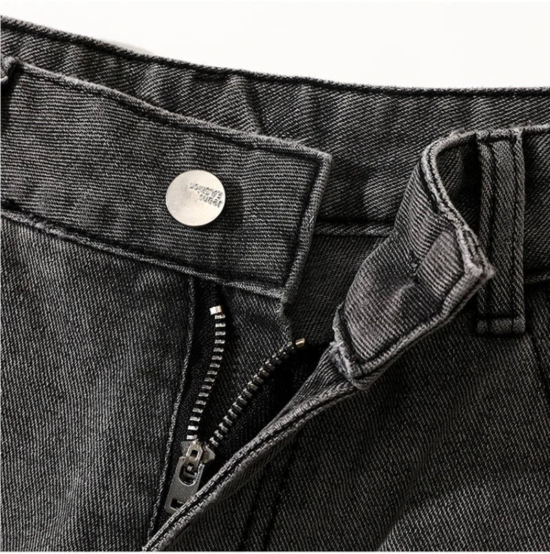 Jeans men's spring and summer 2025 new style trend straight versatile casual pants loose wide-leg mopping trousers