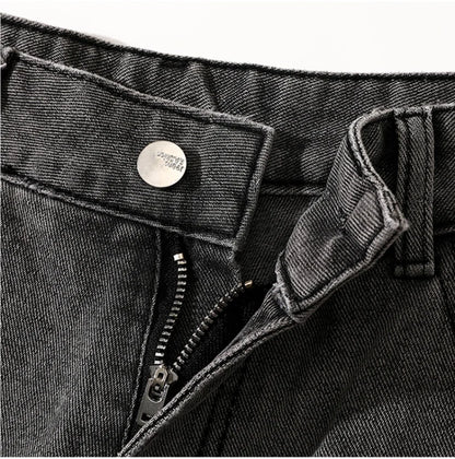 Jeans men's spring and summer 2025 new style trend straight versatile casual pants loose wide-leg mopping trousers