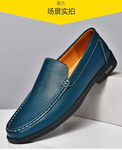 Genuine Leather Men's Shoes Classics Business Dress Shoes Moccasins Slip on Loafers Driving Shoes for Men Casual Shoe 2026 New