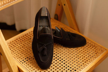 Genuine Leather Loafer Shoes for Men Handmade British Trendy Lazy Casual Shoes New Versatile