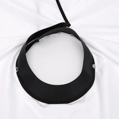 Professional Barber Cape Hair Cutting Cape Waterproof Silicone Collar Transparent Anti Static Salon Cape Eagle Shawl Style