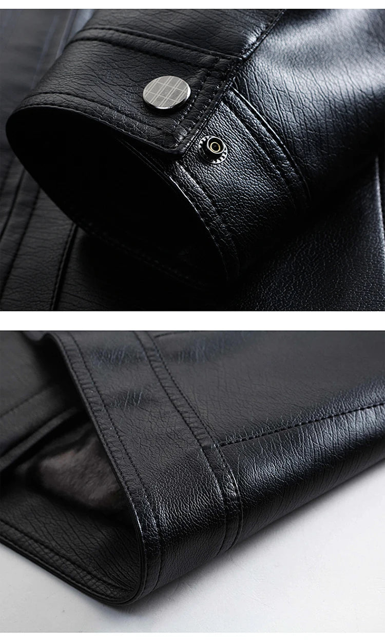 Genuine Leather Jacket Men Clothing Spring Goatskin Jackets for Man Business Casual Thin Coats Jaqueta Masculina Couro Legitimo