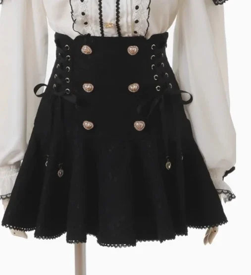 Japanese Sweet Bow Long-sleeve Knitted Pullover Sweater Autumn Winter New Off-shoulder Sexy Lolita Girls Liz Sweater Jumper Top